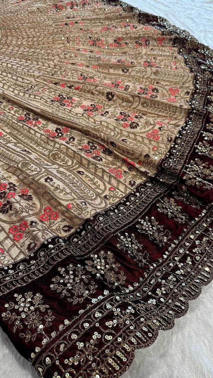 Stunning Kasturi Silk Lehenga with Intricate Dori Work - MYLUXURY LANE ENTERPRISE